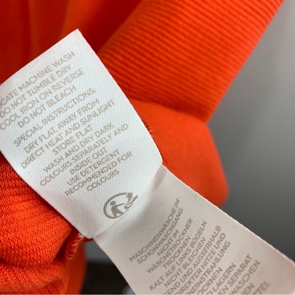 Biden Orange Jasmine Ottoman Textured Knit Dress - Picture 4 of 5